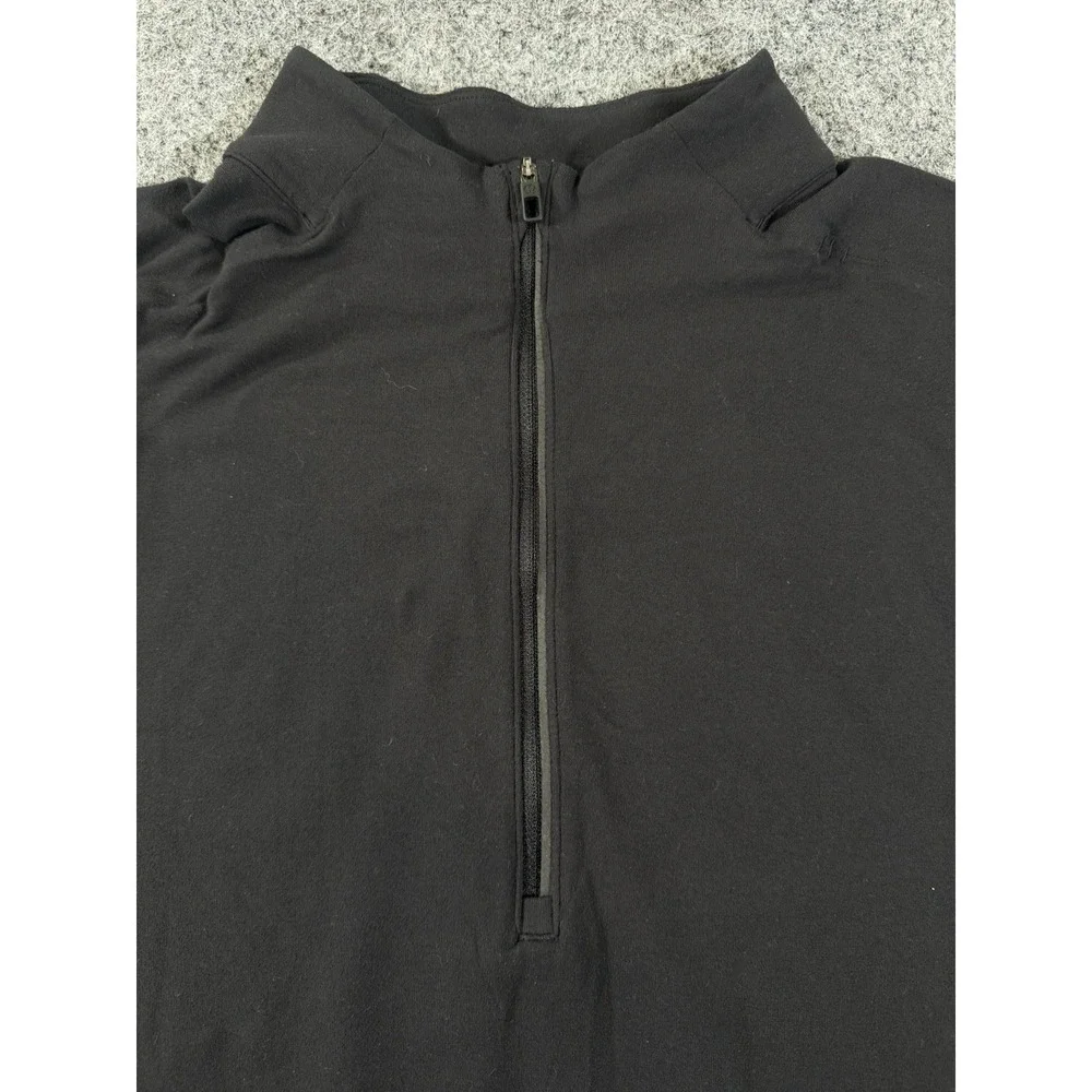Lululemon Surge Warm 1/2 Zip Mens Large Black Running Training Pullover